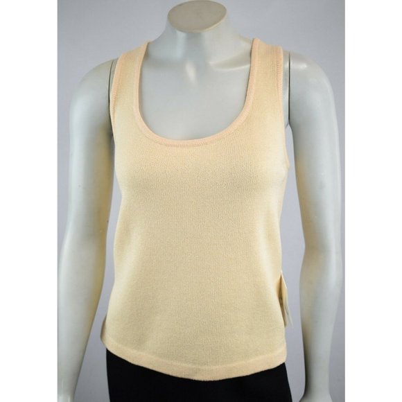 St. John Santana Knit Shell Tank 10 Medium Vintage Great Condition - Picture 2 of 7